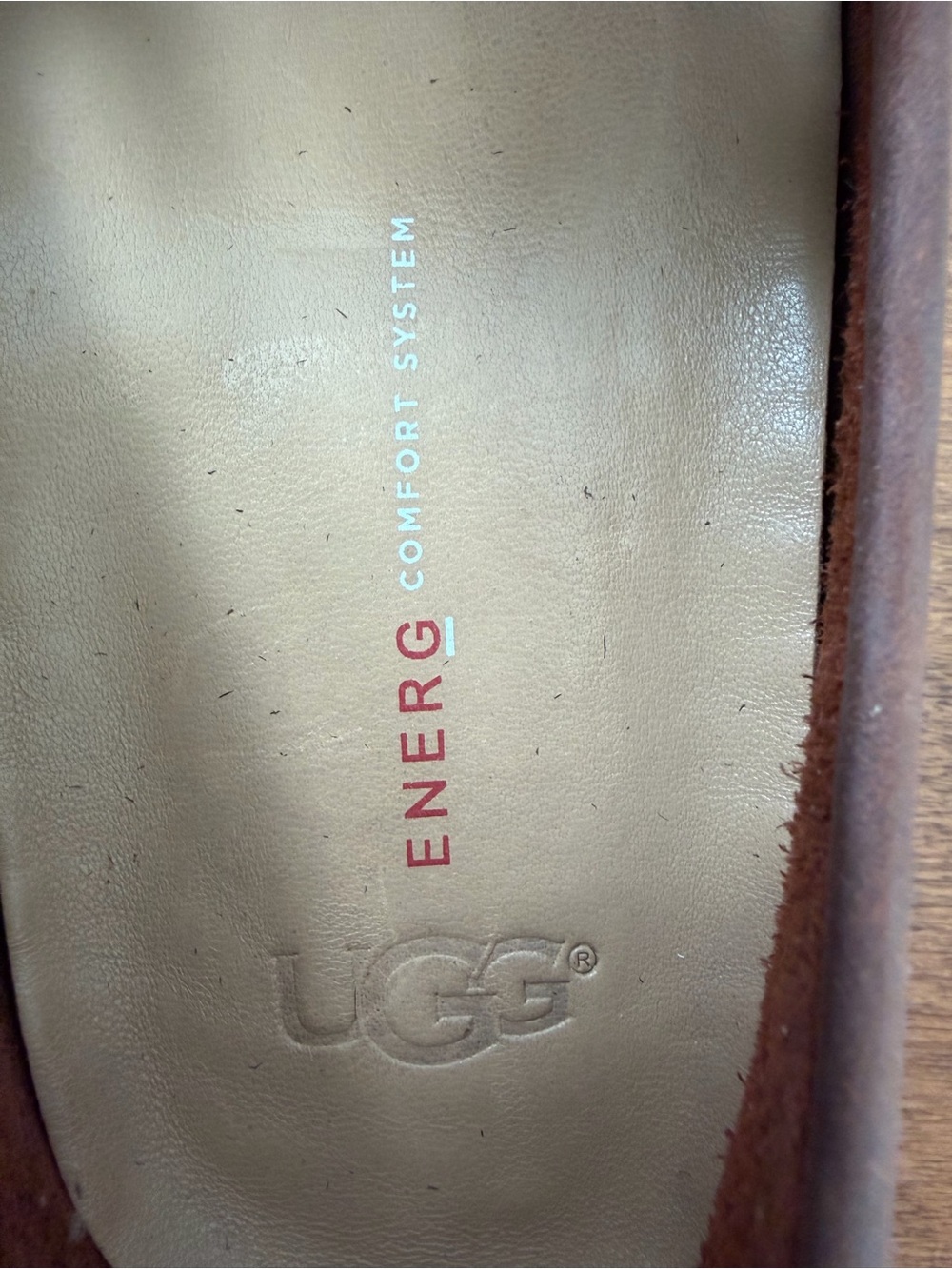 UGG Upshaw loafers Men's Brown Leather Slip-On - Picture 7 of 9